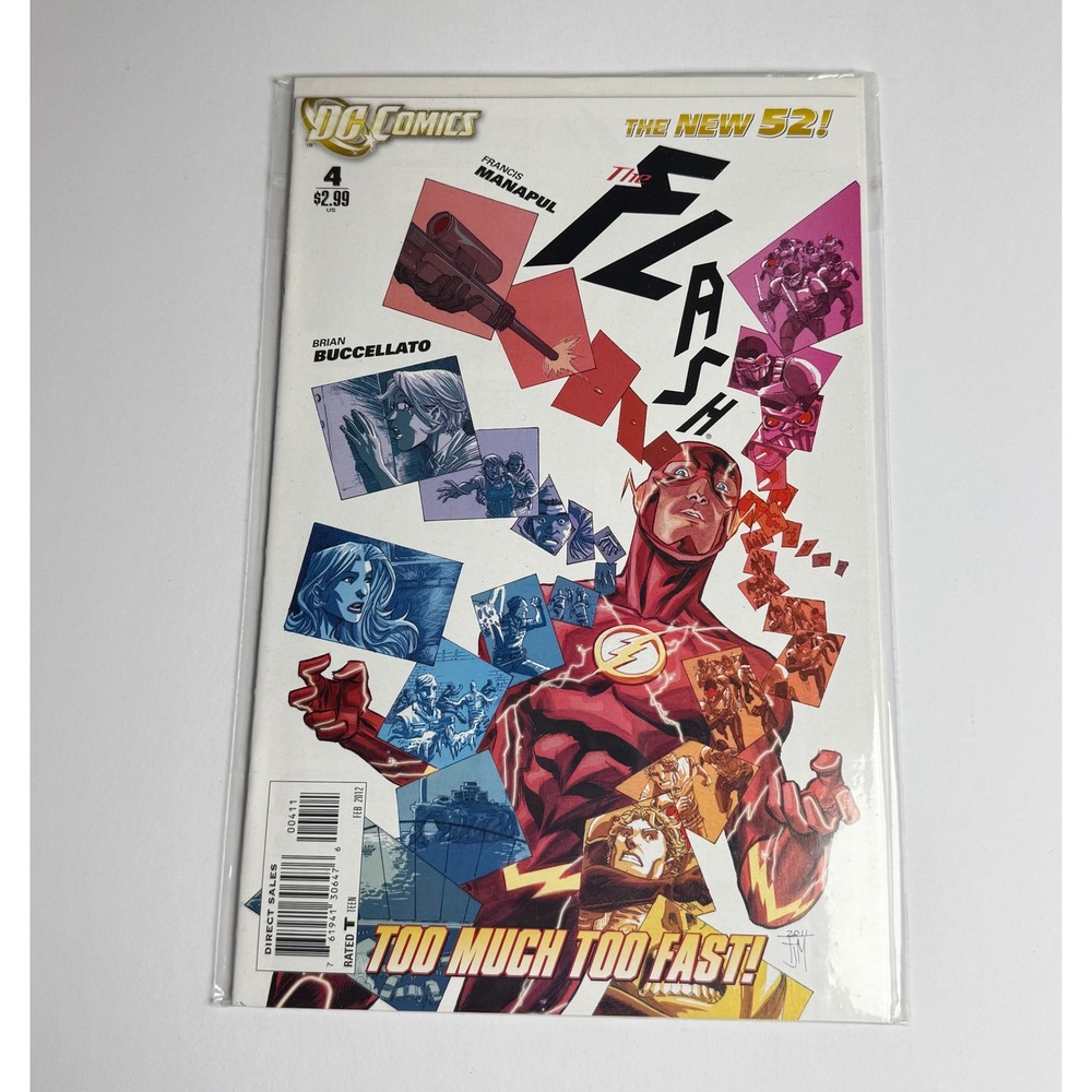 DC Comics The Flash 4 The New 52 Too Much Too Fast Francis Manapul 2012